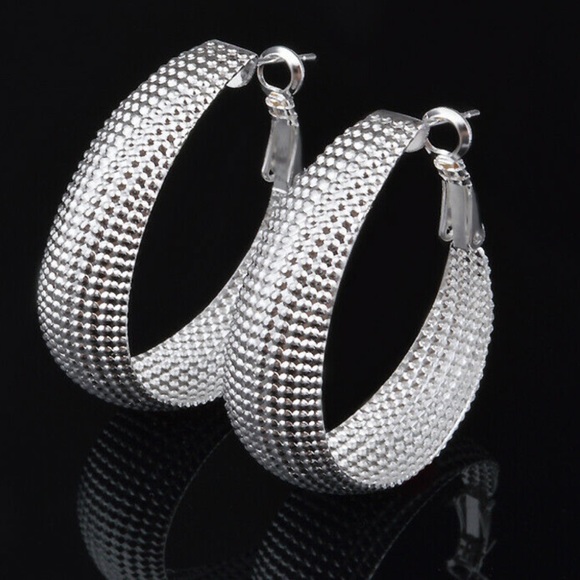 Jewelry - STERLING SILVER 925 EARRING HOOPS